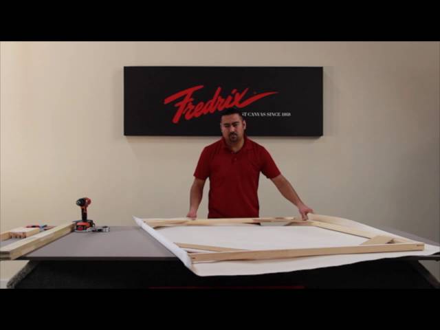 How to: Stretch It Yourself - Fredrix Pro Series Dixie Canvas Kit