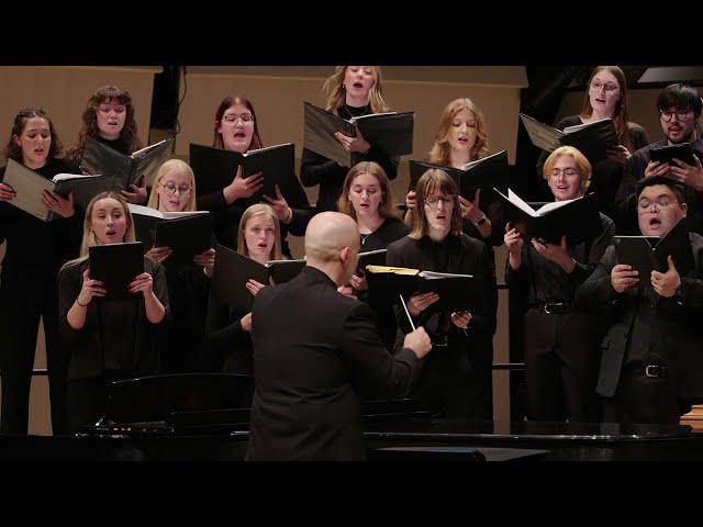 U of Iowa University Choir: Charles Villiers Stanford - Quick! We Have but a Second