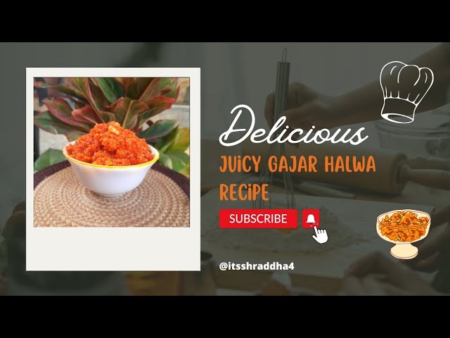 Traditional style gajar halwa, juicy gajar halwa, winter dessert #indianfood #gajarkahalwa