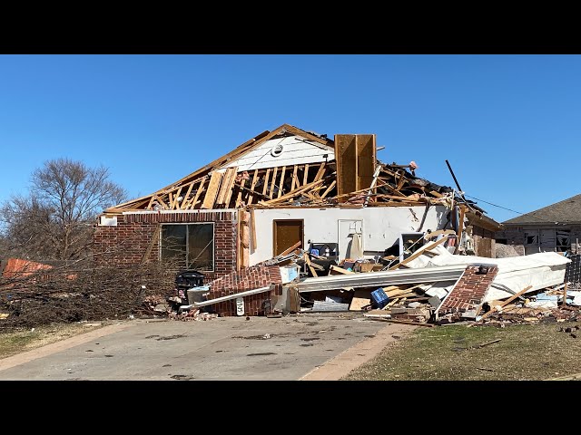 Tornado Damage in Norman, OK - February 27, 2023