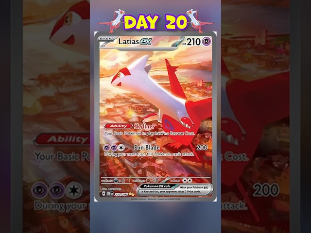 Latias ex Pokemon Card Challenge: Day 20 (Surging Sparks Booster Box)