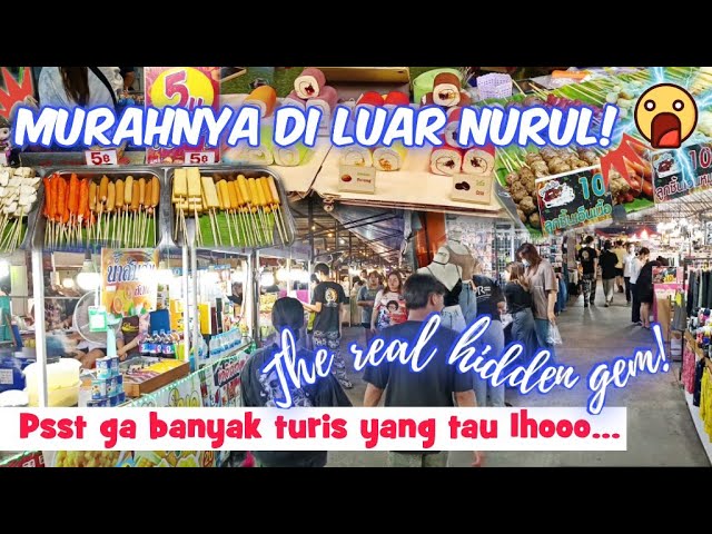 JELAJAH NIGHT MARKET TERBESAR & TERMURAH DI CHIANG MAI THAILAND | KAD NA MOR MALIN PLAZA กาดหน้ามอ