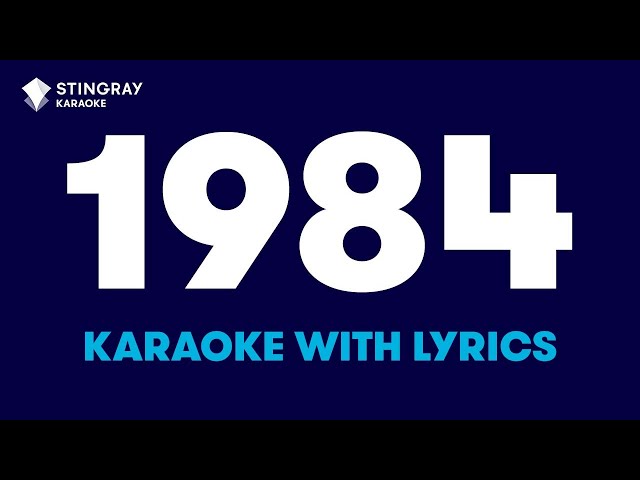 BEST SONGS FROM 1984 IN KARAOKE WITH LYRICS | Non Stop Karaoke Music Playlist by @StingrayKaraoke