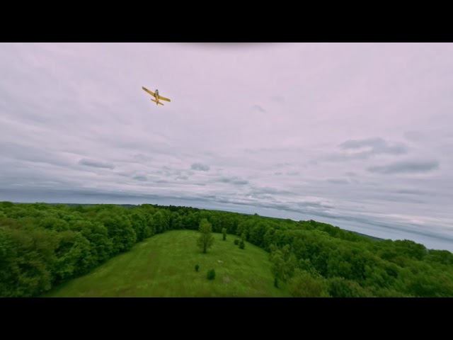 8K 3D VR FPV - PLANE CHASE - CT FPV 2 - SUSHI TIME