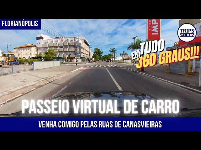 🎥🚗 VR360: Virtual Car Tour through the Streets of Canasvieiras - Christmas in Floripa!