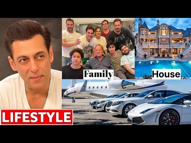 Salman Khan's lifestyle, net worth, family, house, car collection, qualifications, and income