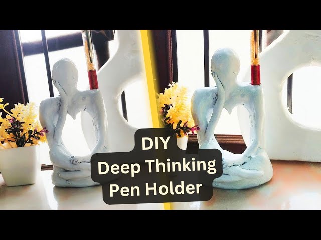 DIY Unique pen holder from waste materials 🖋️ | #2024 #diy #trending #craft #home #decoration #trend