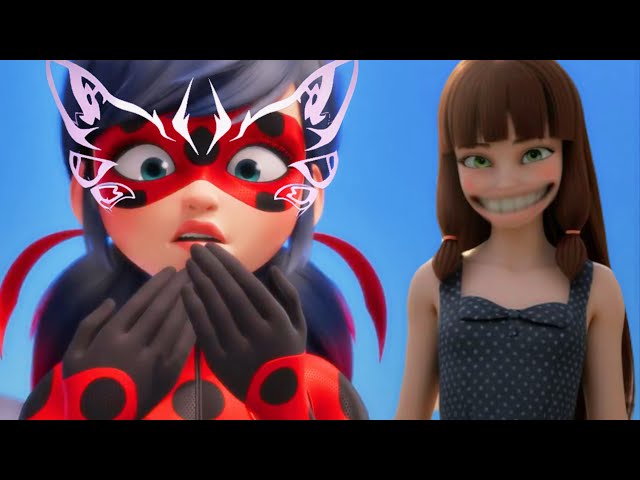 Lila/Cerise ahora se auto akumatiza en Camaleón Miraculous Ladybug temporada 6 capítulo 1 Parodia