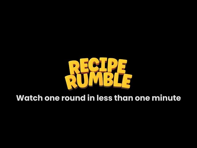 Recipe Rumble - Watch one round in one minute