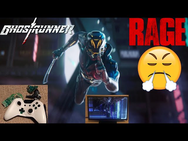 This Game Made Me BREAK EVERYTHING 🤬🤬🤬 [Ghostrunner Rage Gameplay]