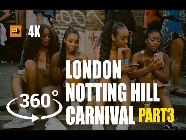 VR 360 Video 4K of London Notting Hill Carnival 2022 (PART3)