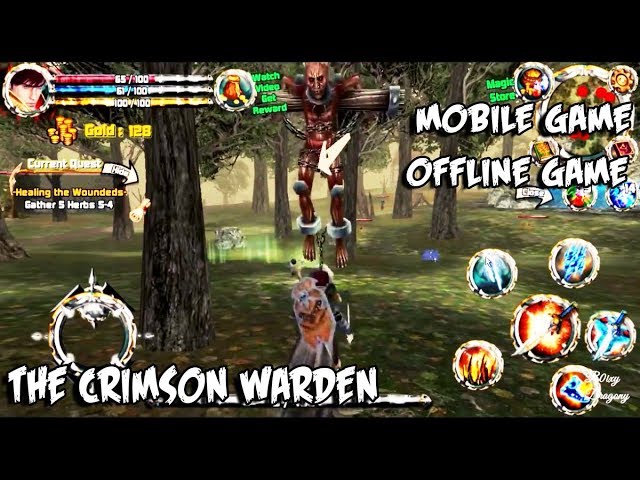 Bisa Offline coy !!! The Crimson Warden (Open World) - Mobile Game (Offline)