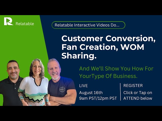 Customer Conversion, Fan Creation, and WOM Sharing with Relatable