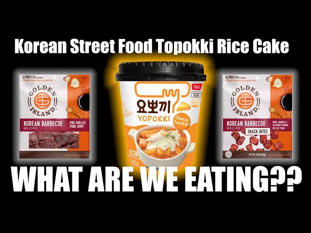 Tteokbokki Cup - Korean Street Food Topokki Rice Cake - WHAT ARE WE EATING??