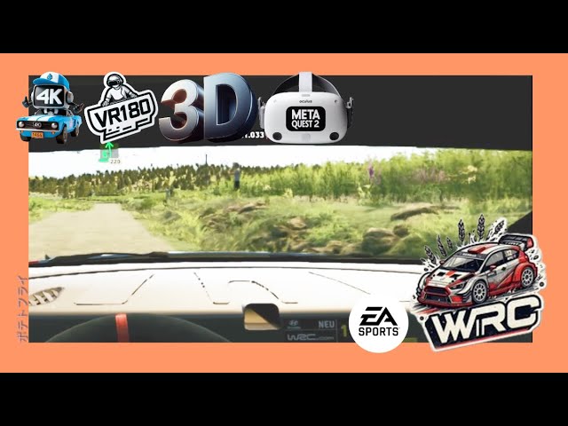 [EA Sports WRC][3D VR180 Video][第49話]シーズン6 モーメント クリア出来なかったぁ