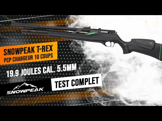 Snowpeak T-REX cal. 5.5mm : carabine de 19.9 joules avec un chargeur rotatif 10 coups