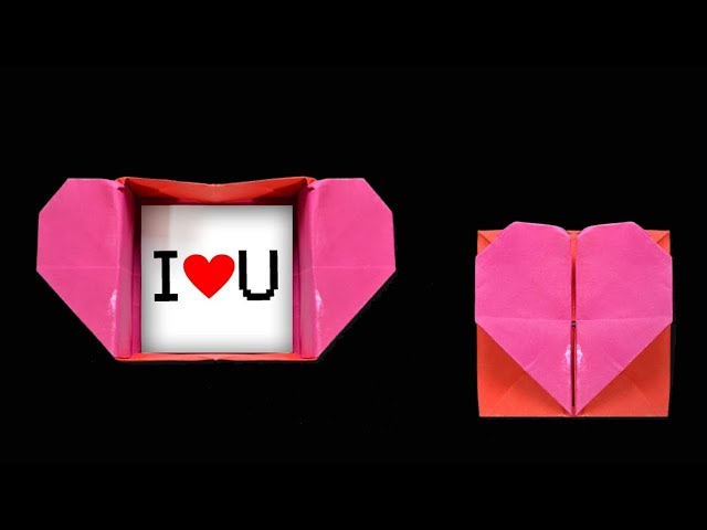 Origami heart box |Origami Envelope |Origami heart| Origami heart tutorial