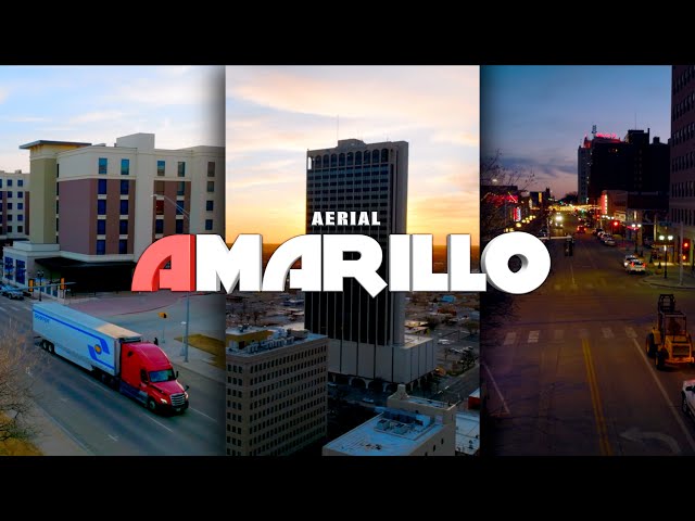 Amarillo, Texas - 5K Drone Footage 2022 - Relaxing Music