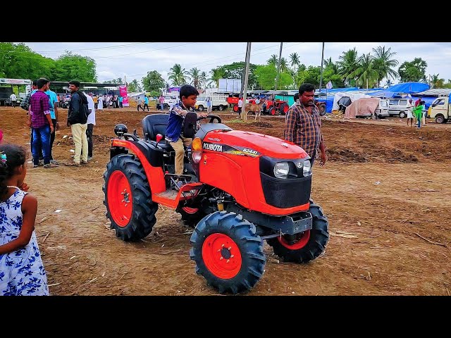 Kubota B2441 Mini Tractor Full Features and specifications | Small boy driving the Tractor