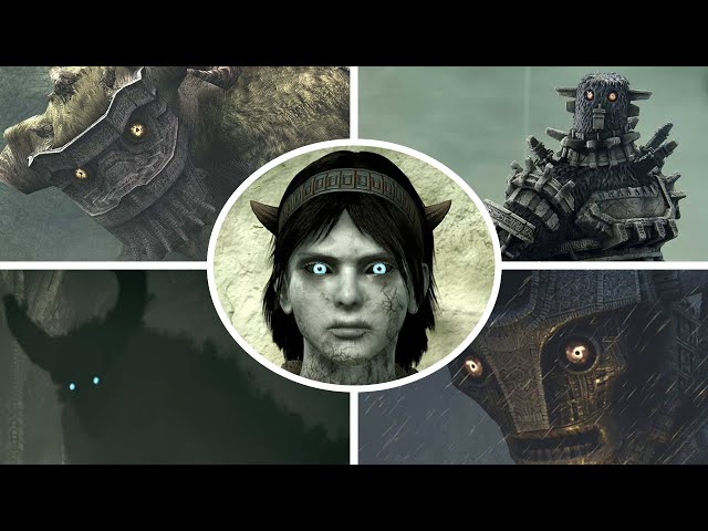 Shadow of the Colossus - All Bosses & Ending