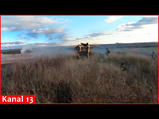 Russian air forces attacking Bakhmut are fired with "Igla" anti-aircraft missile complex