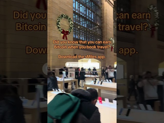 Did you know that you can earn Bitcoin when you book travel?