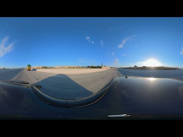 Open Space (Swipe / Click to look around) [360° Driving Timelapse]