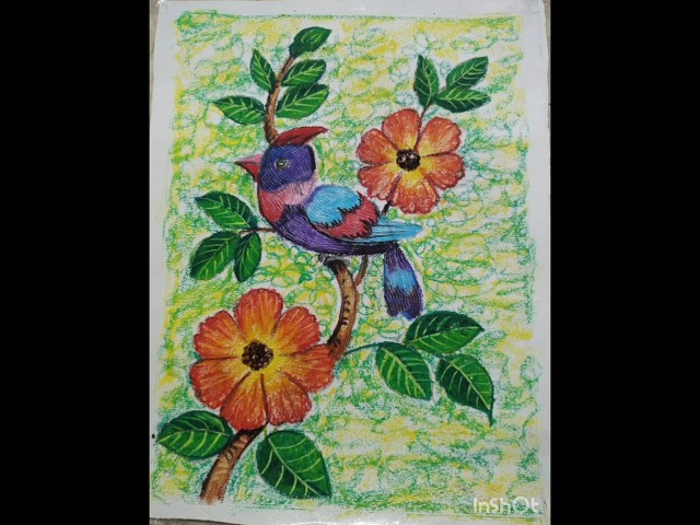 Birds##pastel colour drawing #shortvideo