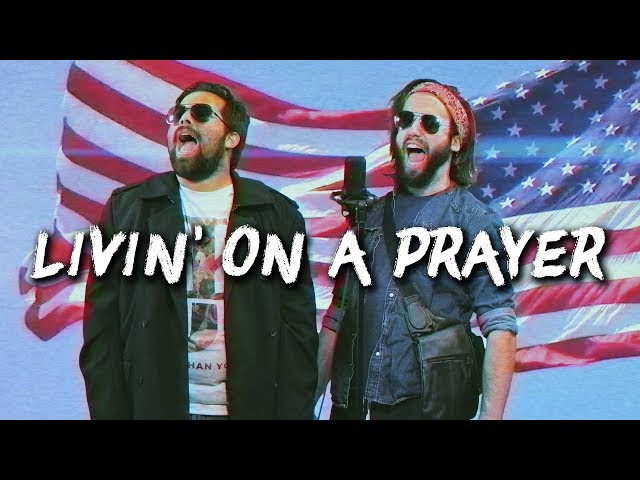 LIVING ON A PRAYER - Bon Jovi - (METAL cover by Jonathan Young & Caleb Hyles)