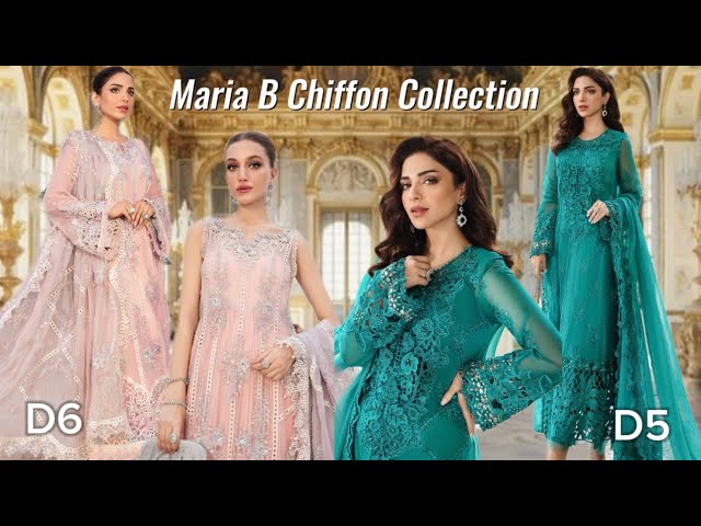 Maria B | Maria B Chiffon Collection | MPC-24-105 | MPC-24-106 | Maria B New Collection #mariab