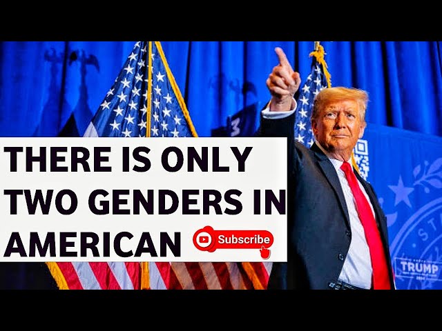 There ll Be Only Two Genders In America   Donald Trump Announces In Inauguration Speech720P HD