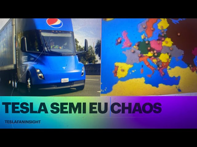 Tesla Semi Creates Chaos Europe 2024! (b439)