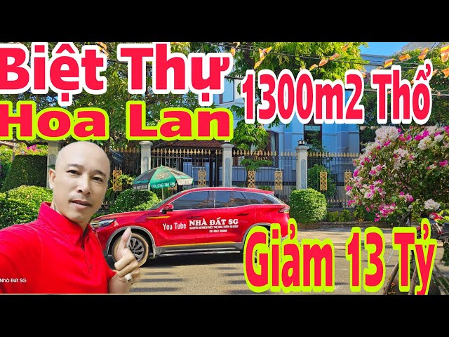 🛑Biệt Thự Hoa Lan 1300m2 Thổ Cư Đại Gia Bán Rẻ Giảm 13 Tỷ Chưa Ai Mua Tặng Hết | #bietthusaigon