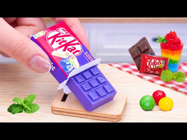 Sweet Chocolate KITKAT Cake | Best Miniature Chocolate Cake Decorating Ideas