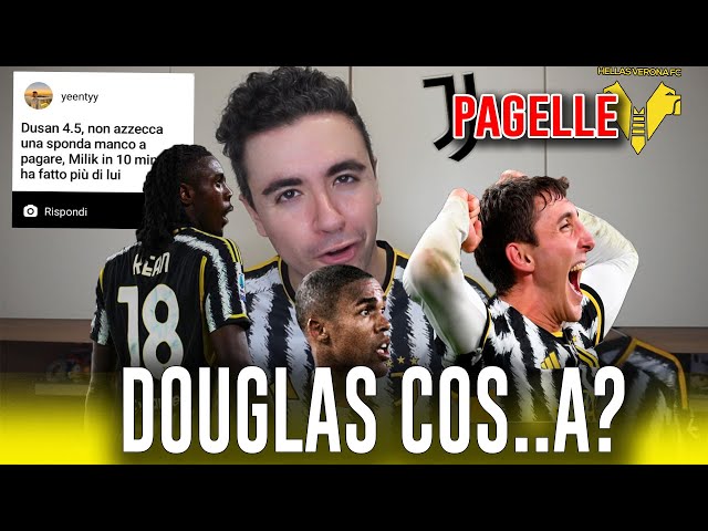 HA SEGNATO IL SOSTITUTO DI DOUGLAS COSTA! VLAHOVIC FA PANCHINA A QUESTO KEAN!!! Juve Verona |Pagelle