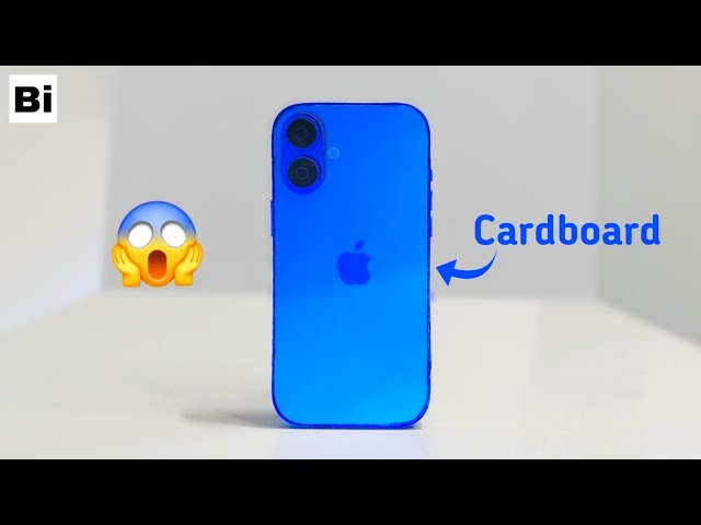 Make iPhone 16 Plus (Ultramarine Color) from Cardboard Craft : How to Make