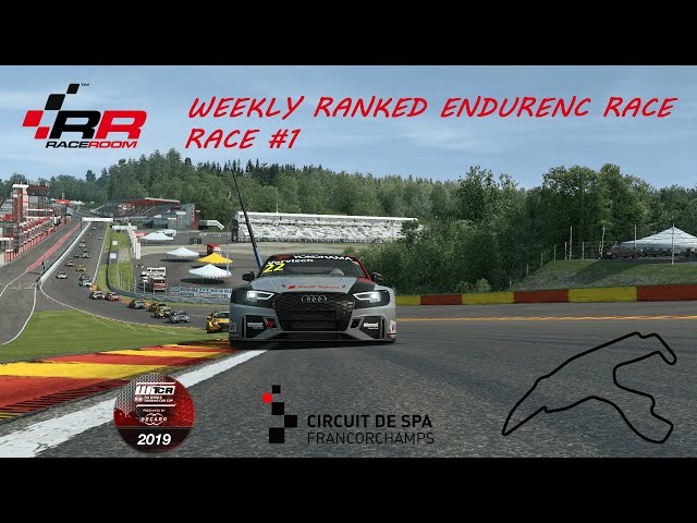 RACEROOM | WEEKLY RANKED ENDURANCE RACE | @SPA | AUDI RS3 LMS | RACE #1