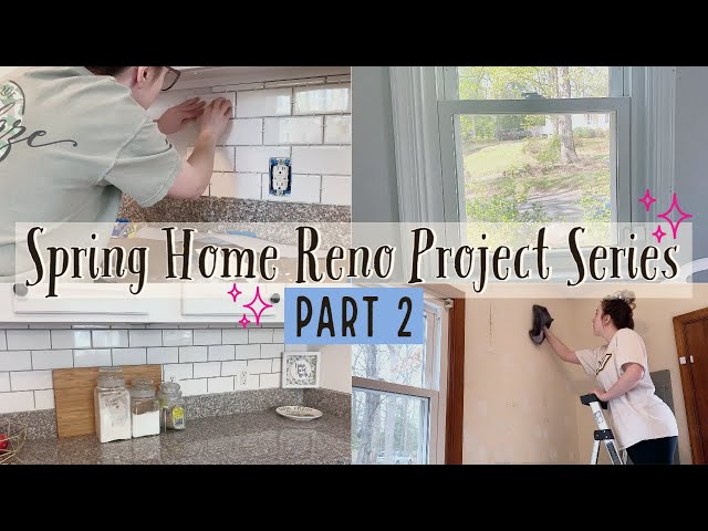 SPRING HOME RENO PART 2 | DIY BACKSPLASH | DIY HOME PROJECTS