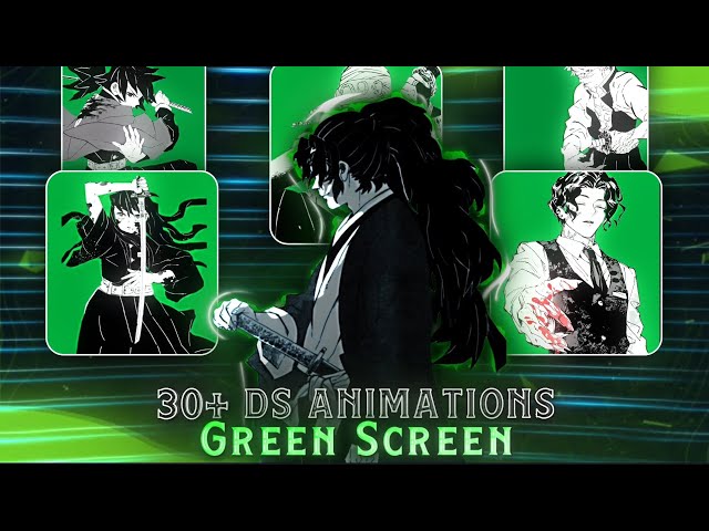 30+ Demon slayer manga animation green screen | demon slayer manga animations green screen