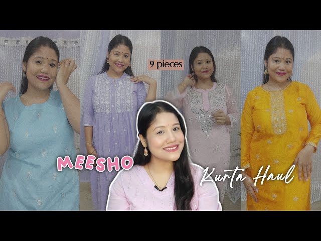 My #2 Meesho Kurta haul | Meesho kurta tryon haul | Meesho sale 2024 recommendations 🤑 #meeshohaul