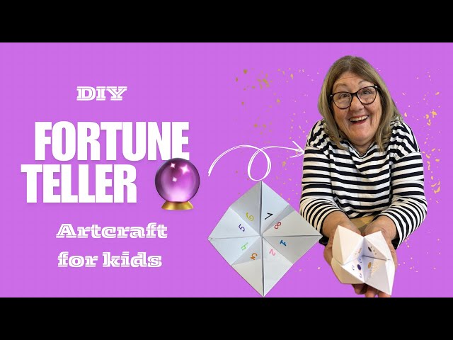 DIY Origami Paper fortune teller 🔮🥳 | Fun artcraft for kids 🤗