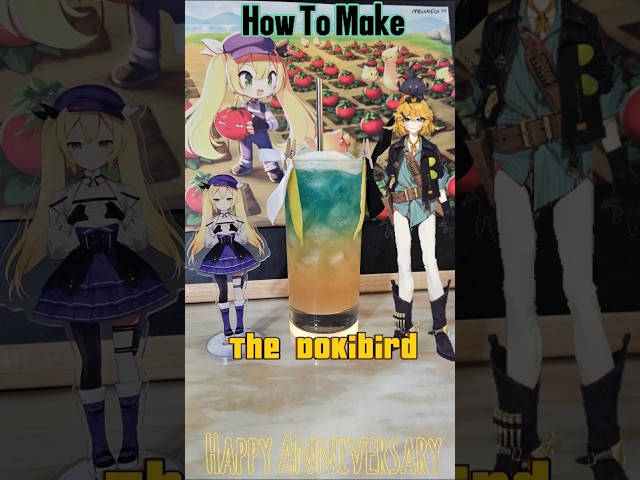 Happy Anniversary! The Dokibird #cocktail #dokibird #Dok1Day #dokigallery