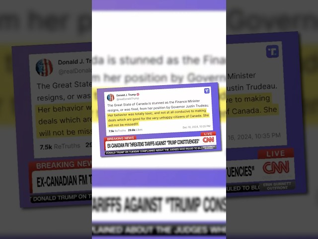 👸🏻🐝 #cdnpoli #chrystiafreeland #canada #liberal #CNN #ErinBurnett #donaldtrump #tariff