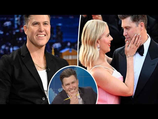 Colin Jost shares wife Scarlett Johansson’s reaction to crude ‘SNL’ joke: ‘I’m in trouble’