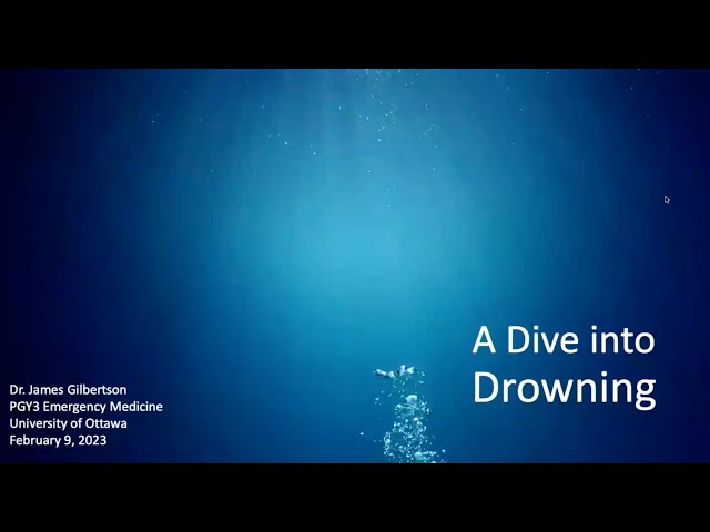 A Dive into Drowning