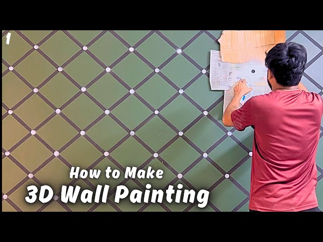 3d Wall Texture Design | How to Make this Wall Texture Design | Simple Wall painting ideas