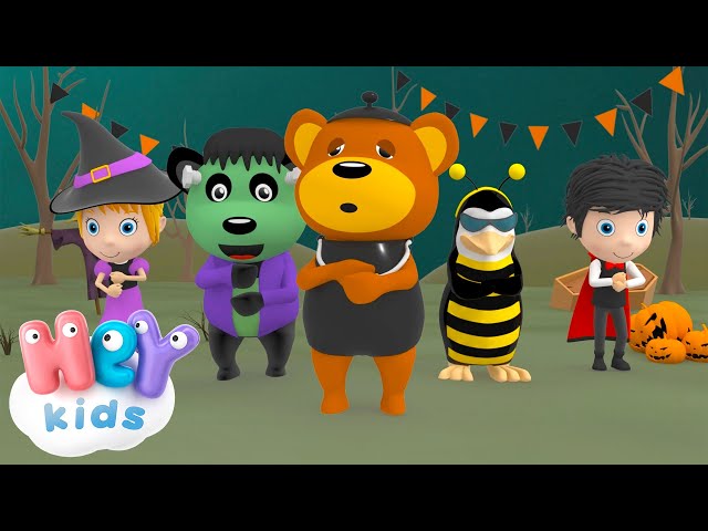 It's Halloween 🎃 | A Ram Sam Sam Halloween Song for Kids | HeyKids Nursery Rhymes