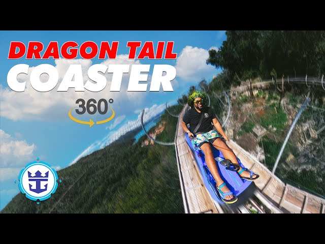 Labadee Haiti Royal Caribbean Dragons Tail Coaster (Full Ride 360)