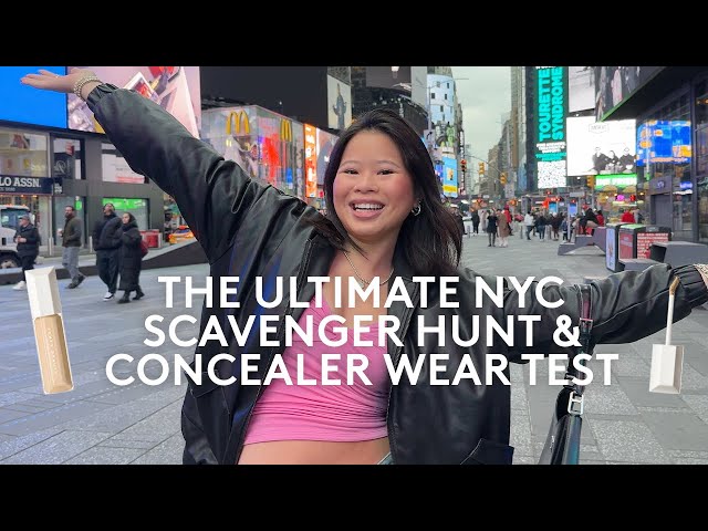 Katie Fang Takes NYC! 🗽 The Ultimate We're Even Scavenger Hunt and Concealer Wear Test 👀✨