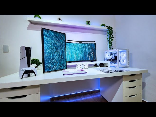 MEU SETUP GAMER BRANCO 2024